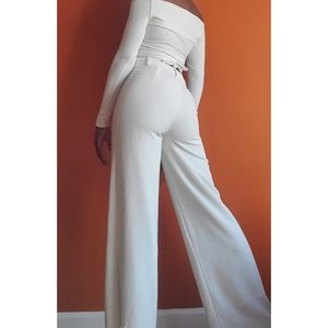 Missguided Wide Leg High Waist Pants